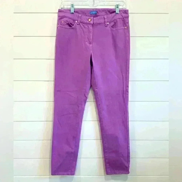 J. McLaughlin Lex Jeans Violet Size 6 - Picture 1 of 11